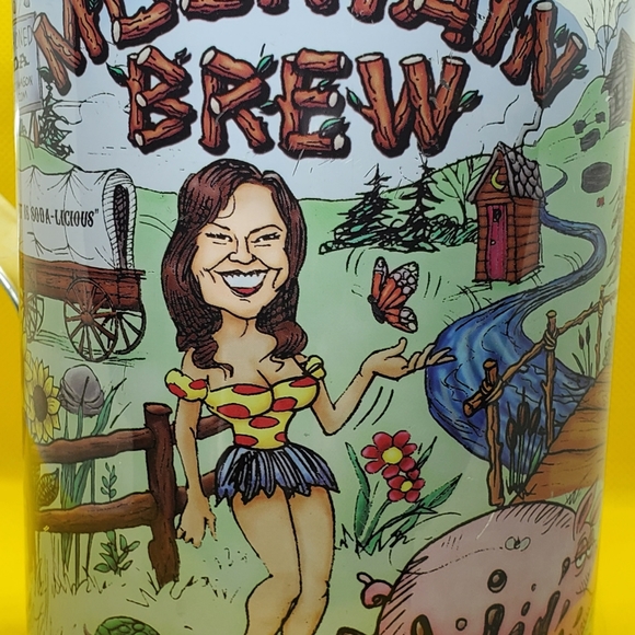 Mountain Brew Beer Mug Tin Metal Advertising Collectible Old Fashioned Soda (C1) - Picture 2 of 14